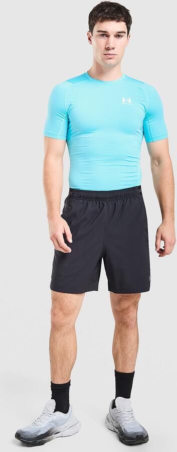 Under Armour HeatGear Short Sleeve Compression T-Shirt Blauw- Heren Blauw