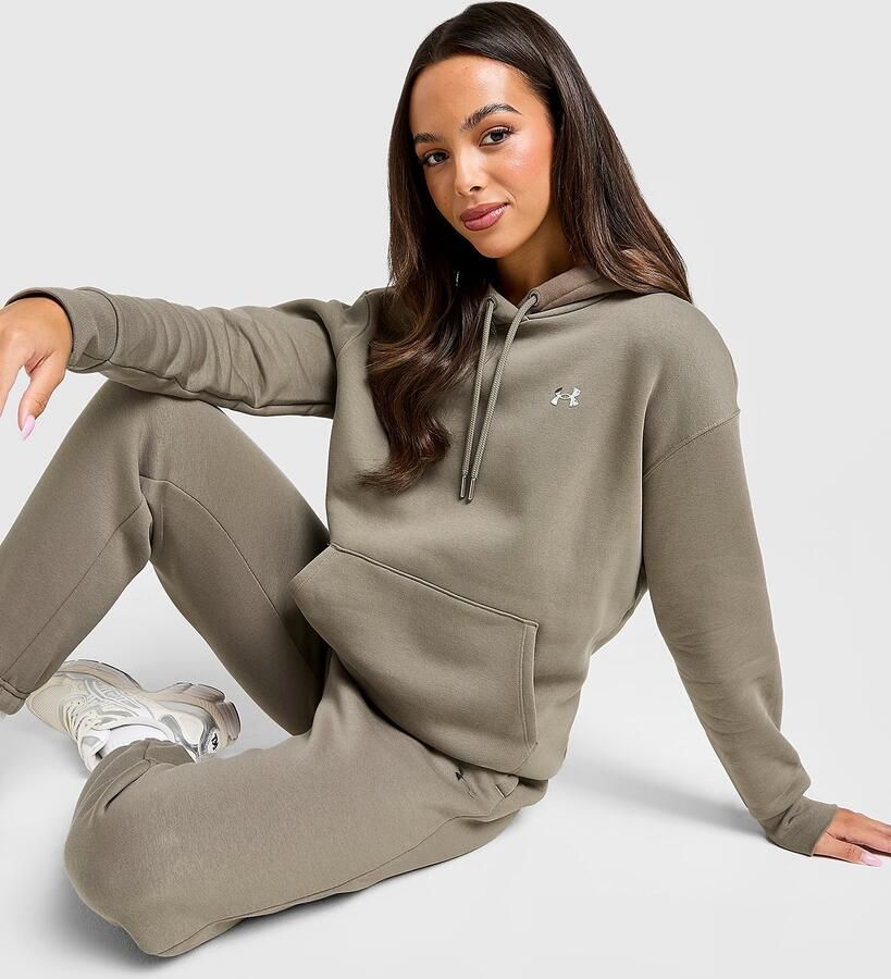 Under Armour Icon Fleece Hoodie Beige- Dames Beige