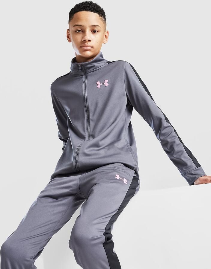Under Armour Knit Tracksuit Junior Grijs