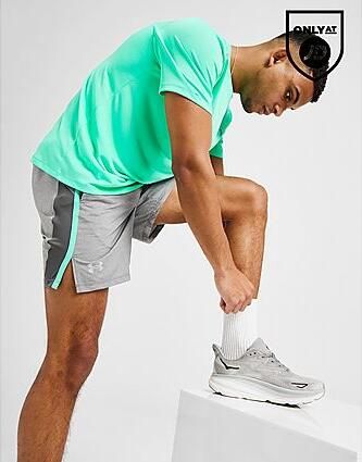 Under Armour Launch Shorts Grey- Heren Grey