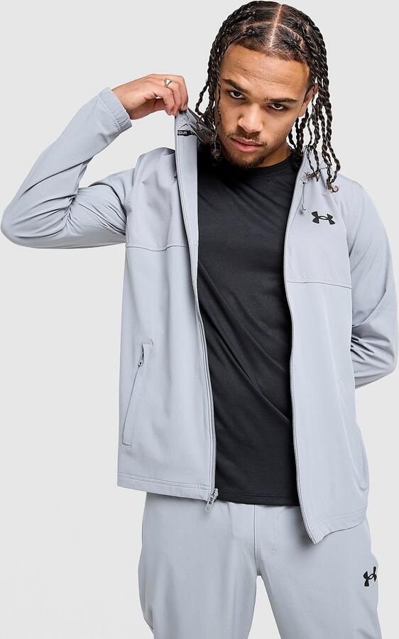 Under Armour Lock Up 2.0 Woven Jacket Grijs- Heren Grijs