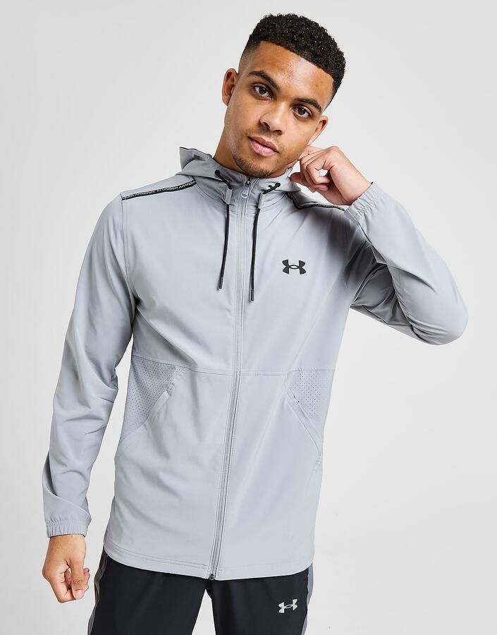 Under Armour Lock-Up Woven Jacket Grijs- Heren Grijs