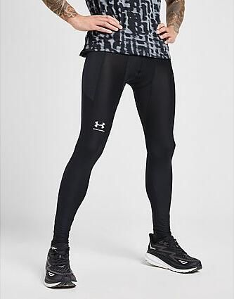 Under Armour Zwarte Slim Fit Leggings met Bedrukt Logo Black - Foto 3