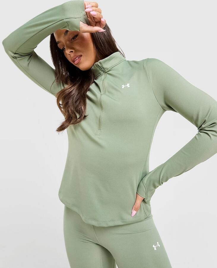 Under Armour Motion 1 2 Zip Top Groen- Dames Groen