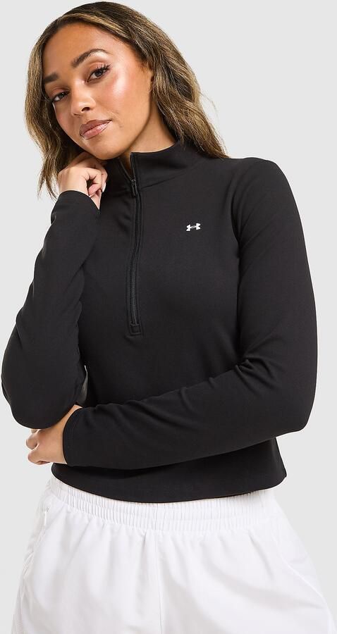 Under Armour Motion 1 2 Zip Top Zwart- Dames Zwart
