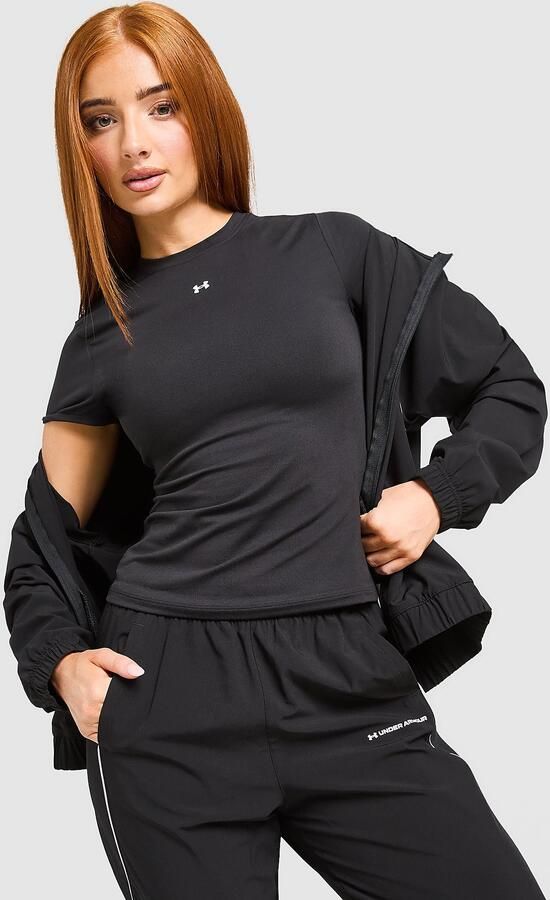 Under Armour Motion Fitted T-Shirt Zwart- Dames Zwart