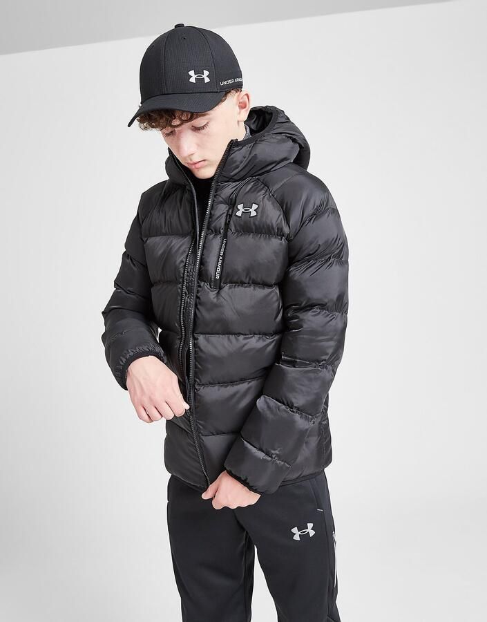 Under Armour Pronto Jacket Junior Zwart