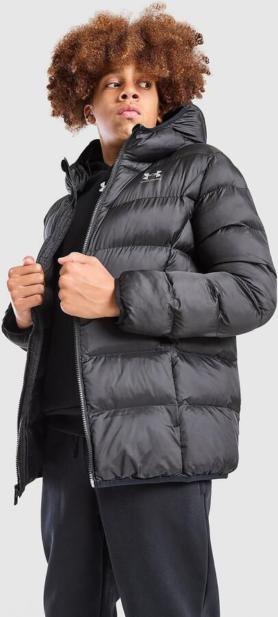 Under Armour Pronto Jacket Junior Zwart Kind Zwart