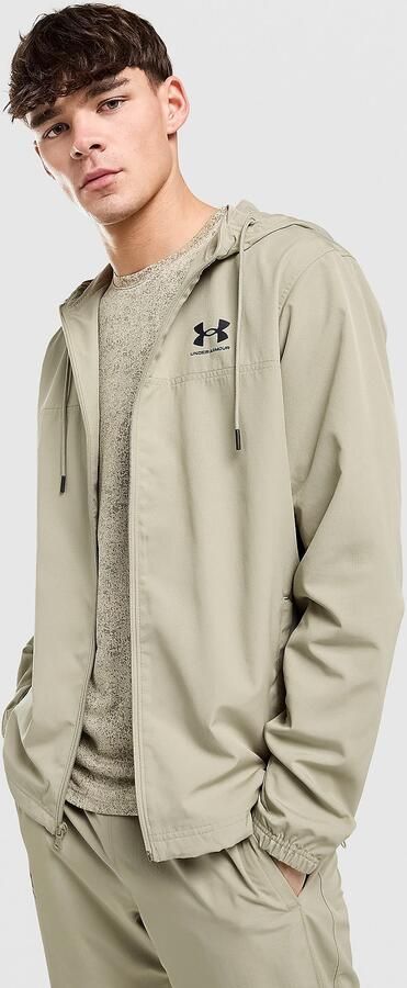 Under Armour Rival Windbreaker Jacket Beige- Heren Beige