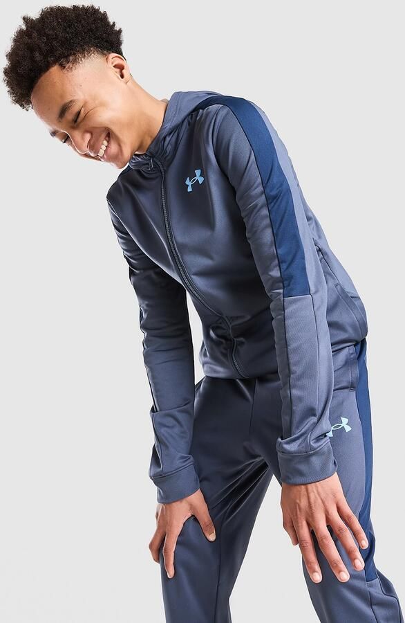 Under Armour Sportstyle Knit Hoodie Junior Blauw