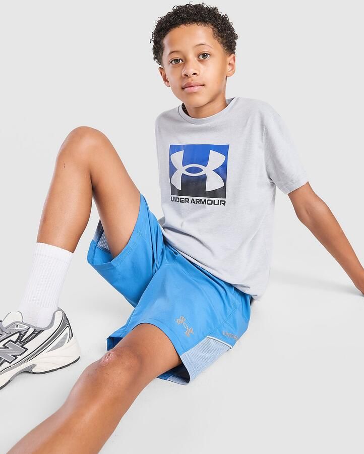 Under Armour Storm Hybrid Shorts Junior Blauw Kind Blauw