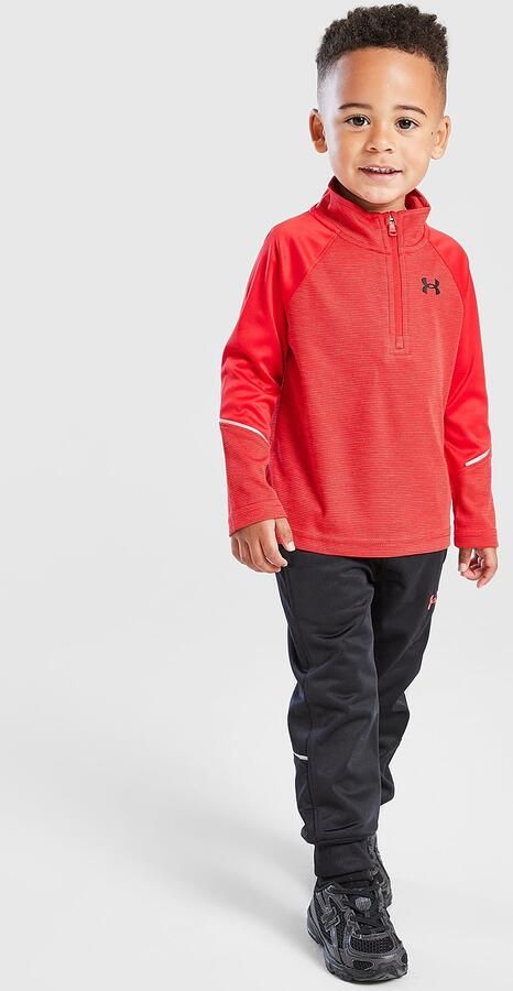 Under Armour Tech 1 4 Zip Tracksuit Infant Rood Kind Rood