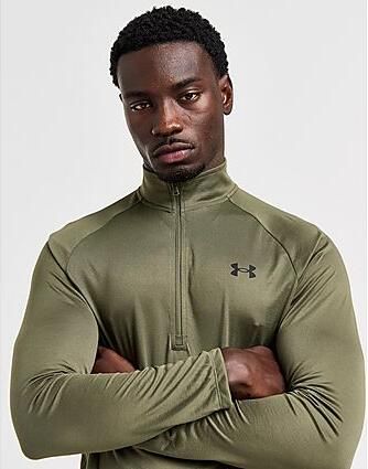 Under Armour Tech 1 4 Zip Training Top Heren Marine OD Green- Heren Marine OD Green