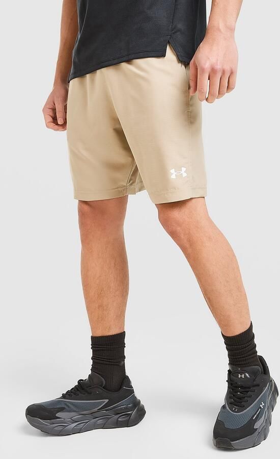 Under Armour Tech Embossed Shorts Bruin- Heren Bruin