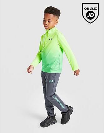 Under Armour Tech Fade 1 4 Zip Tracksuit Infant Green Kind Green