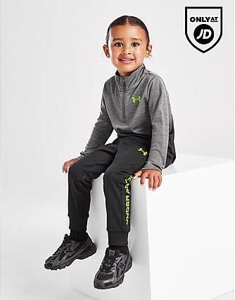 Under Armour Tech Fade 1 4 Zip Tracksuit Children Black Kind Black