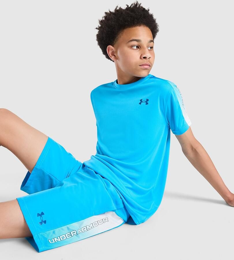 Under Armour Tech Fade Shorts Junior Blauw