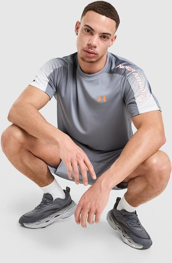 Under Armour Tech Fade T-Shirt Grijs- Heren Grijs