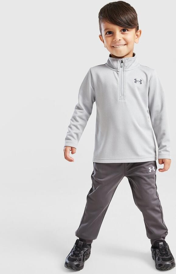 Under Armour Tech Grid 1 4 Zip Tracksuit Infant Grijs Kind Grijs