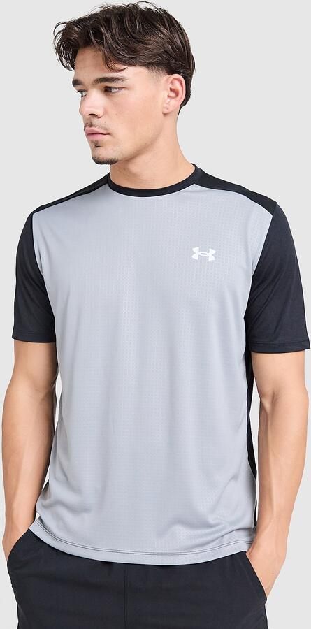 Under Armour Tech Grid T-Shirt Grijs- Heren Grijs
