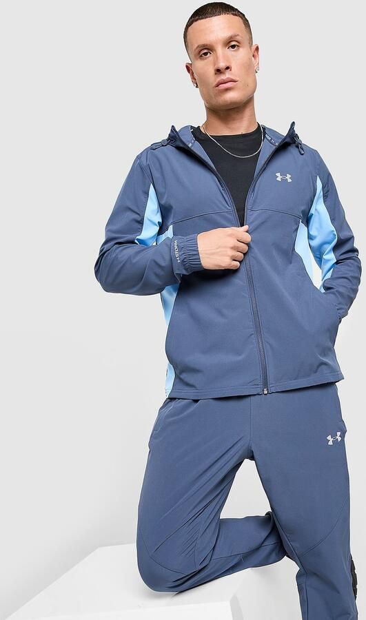 Under Armour Tech Hybrid Jacket Blauw- Heren Blauw