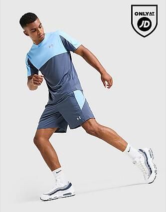 Under Armour Tech Hybrid Shorts Blue- Heren Blue