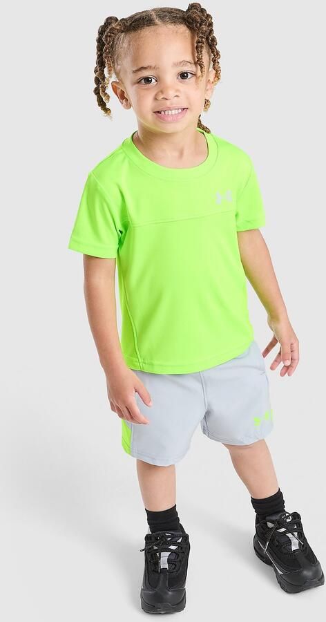 Under Armour Tech Hybrid T-Shirt Shorts Set Infant Groen Kind Groen