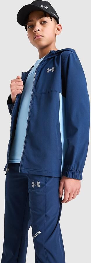 Under Armour Tech Hybrid Woven Track Pants Junior Blauw