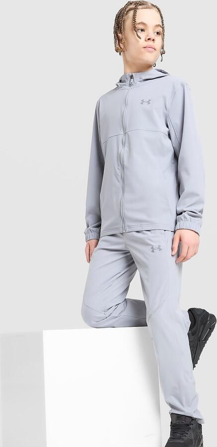 Under Armour Tech Hybrid Woven Track Pants Junior Grijs