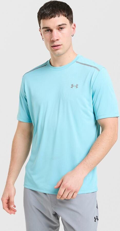 Under Armour Tech Reflective T-Shirt Blauw- Heren Blauw