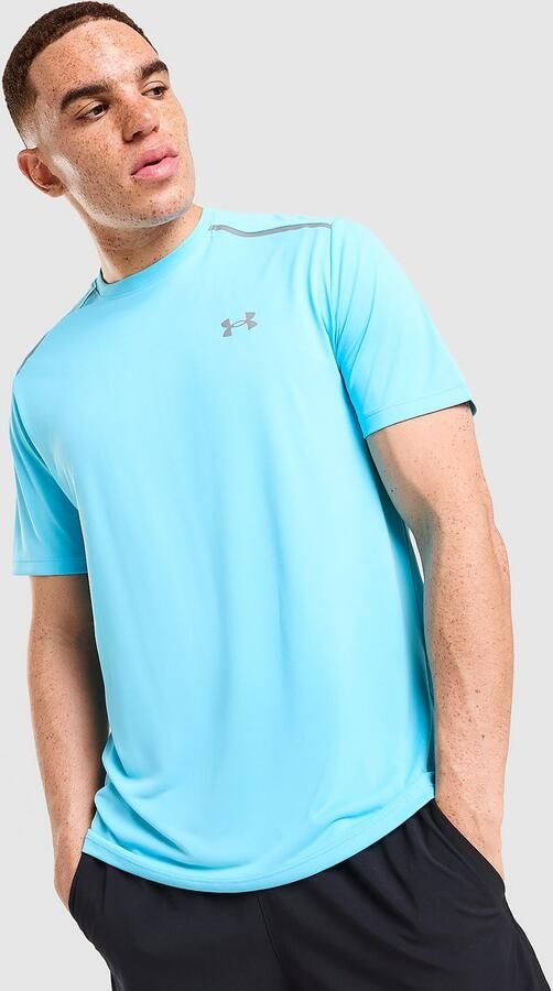 Under Armour Tech Reflective T-Shirt Blauw- Heren Blauw
