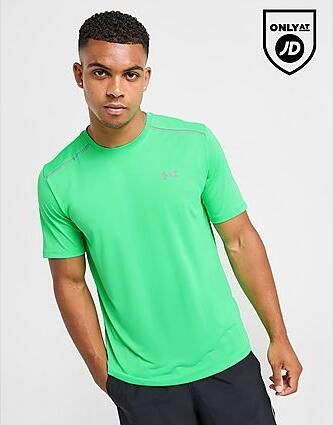 Under Armour Tech Reflective T-Shirt Green- Heren Green