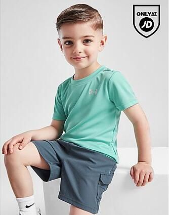 Under Armour Tech T-Shirt Woven Cargo Shorts Set Infant Green