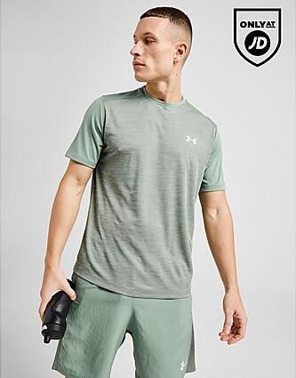 Under Armour Tech Textured T-Shirt Green- Heren Green