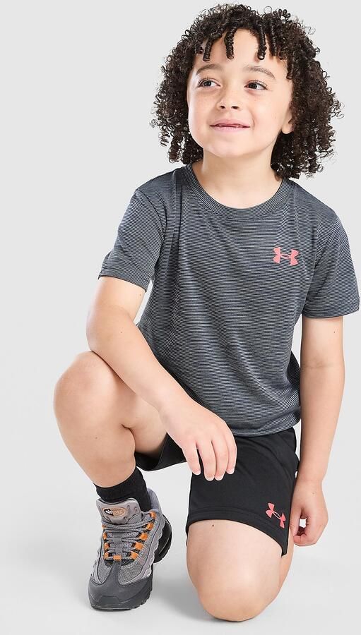 Under Armour Tech Twist T-Shirt Shorts Set Children Grijs Kind Grijs