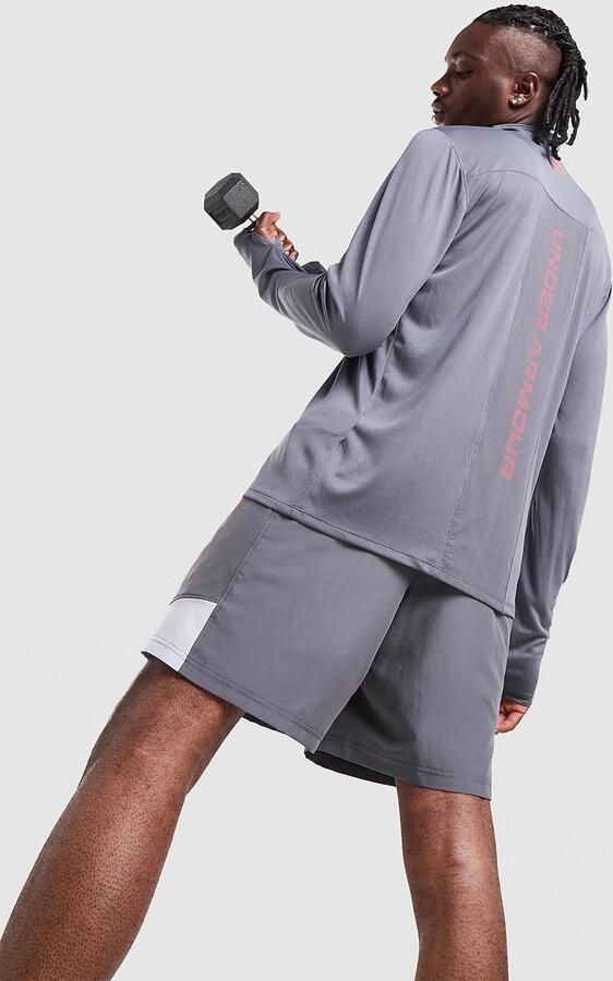 Under Armour Tech Utility 1 4 Zip Grijs- Heren Grijs