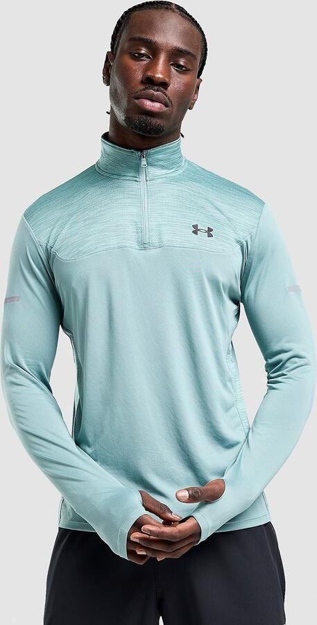 Under Armour Tech Utility 1 4 Zip Top Groen- Heren Groen