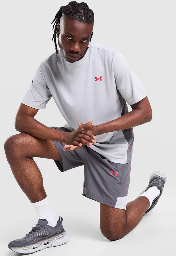 Under Armour Tech Utility T-Shirt Grijs- Heren Grijs