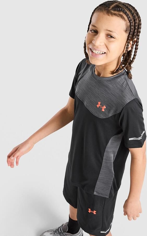 Under Armour Tech Utility T-Shirt Junior Zwart