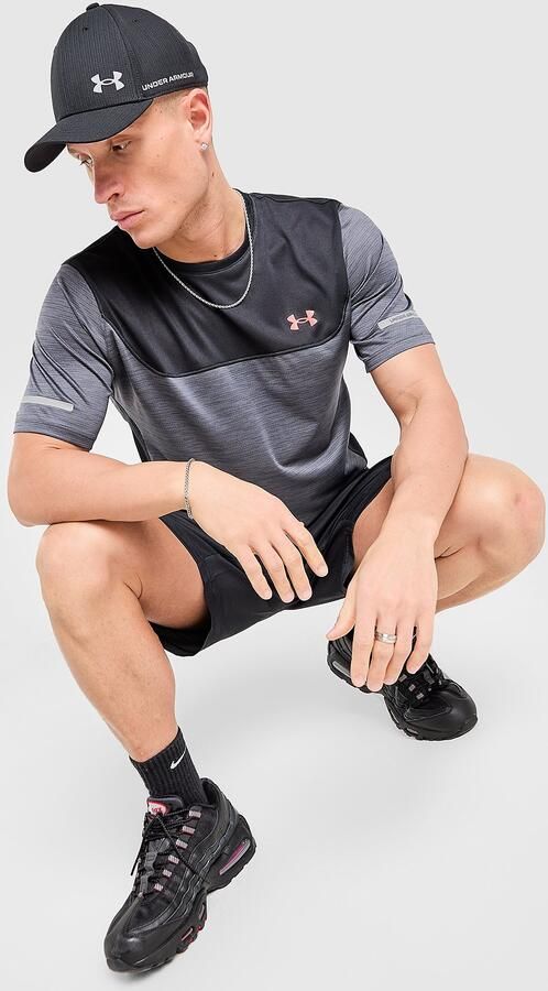 Under Armour Tech Utility T-Shirt Zwart- Heren Zwart