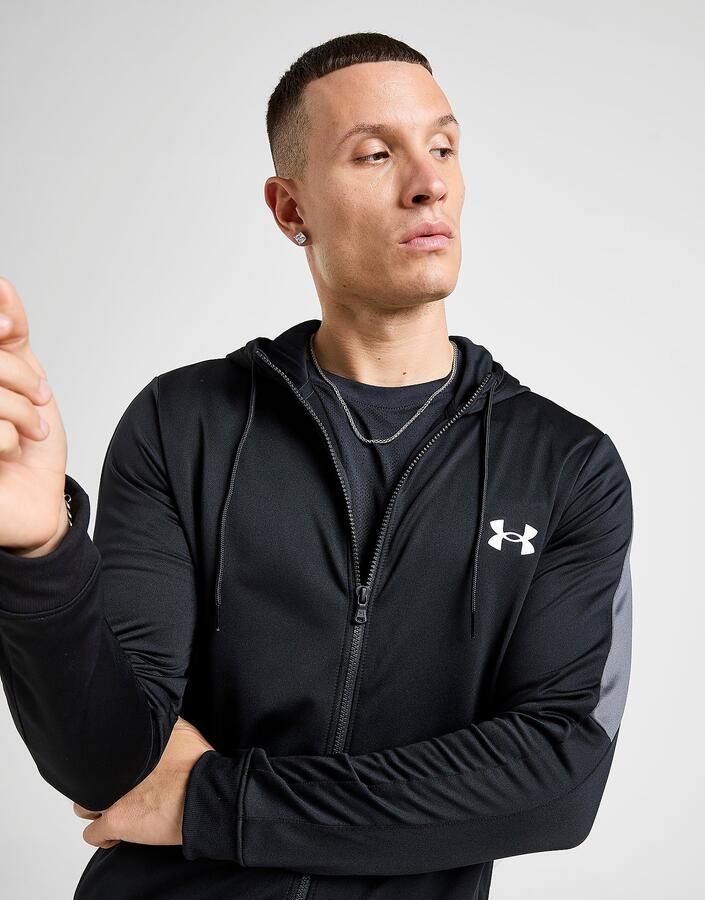 Under Armour UA Poly Hoodie Zwart- Heren Zwart
