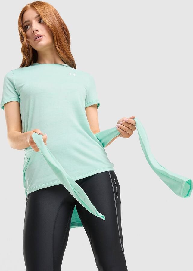 Under Armour UA Tech Tiger T-Shirt Blauw- Dames Blauw