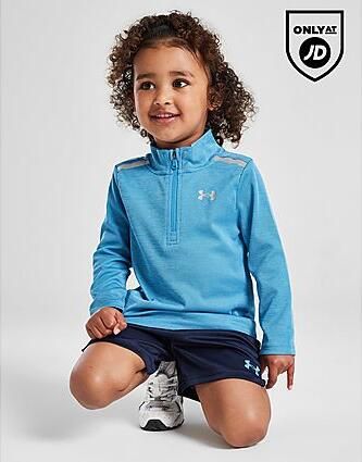 Under Armour UA Tech Twist 1 4 Zip Shorts Set Infant Blue