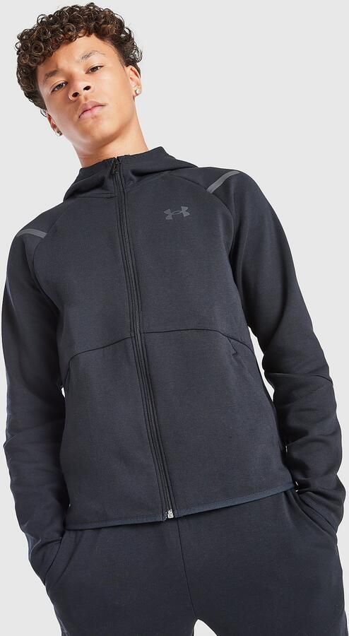 Under Armour Unstoppable Fleece Hoodie Junior Zwart