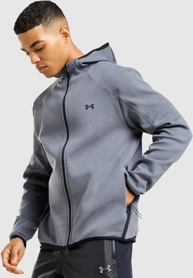 Under Armour Unstoppable Full Zip Hoodie Grijs- Heren Grijs