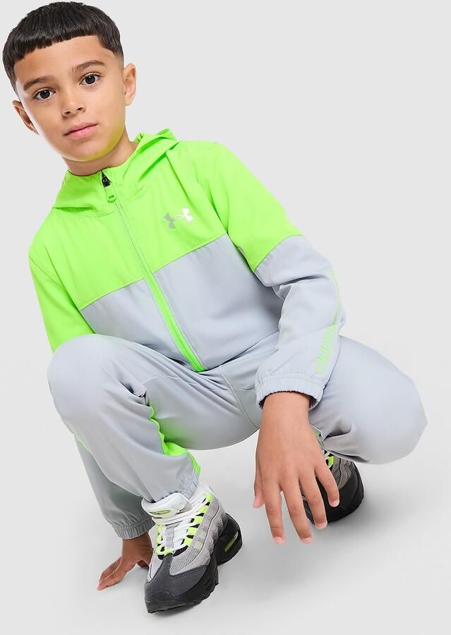 Under Armour Vanish Colour Block Tracksuit Children Grijs Kind Grijs