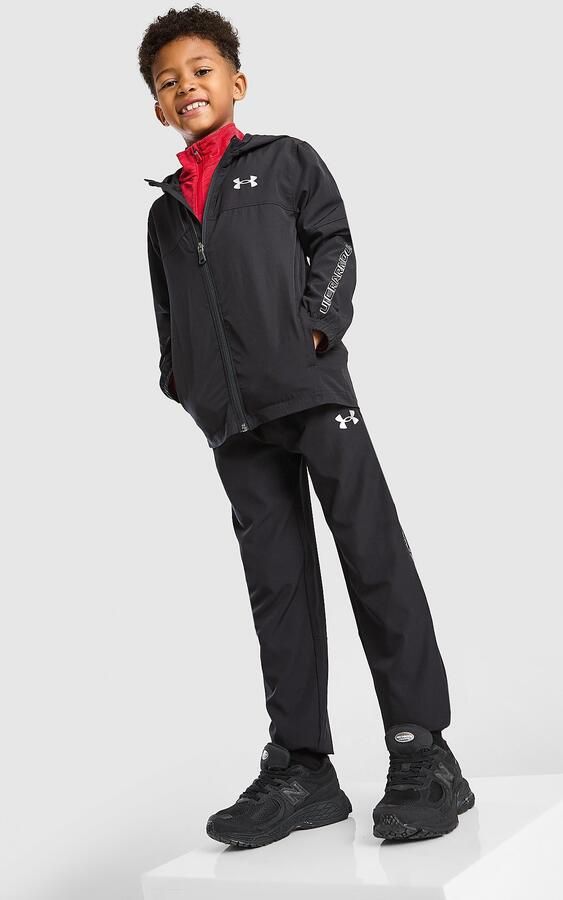 Under Armour Vanish Colour Block Tracksuit Childrenx Zwart Kind Zwart