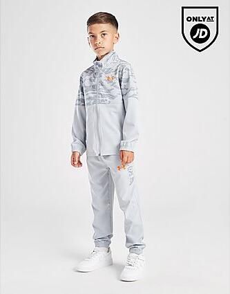 Under Armour Vanish Full Zip Camo Tracksuit Children Grey Kind Grey