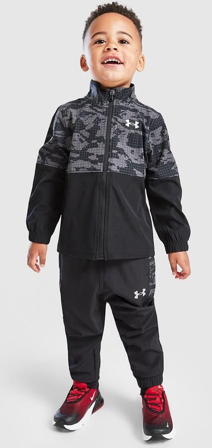 Under Armour Vanish Full Zip Camo Tracksuit Infant Zwart