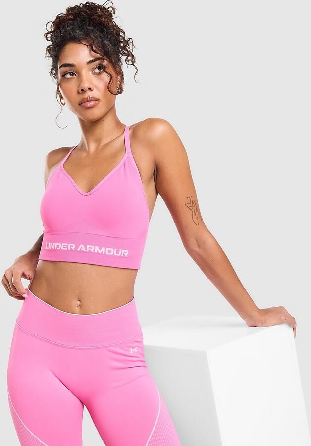 Under Armour Vanish Seamless Sports Bra Roze- Dames Roze